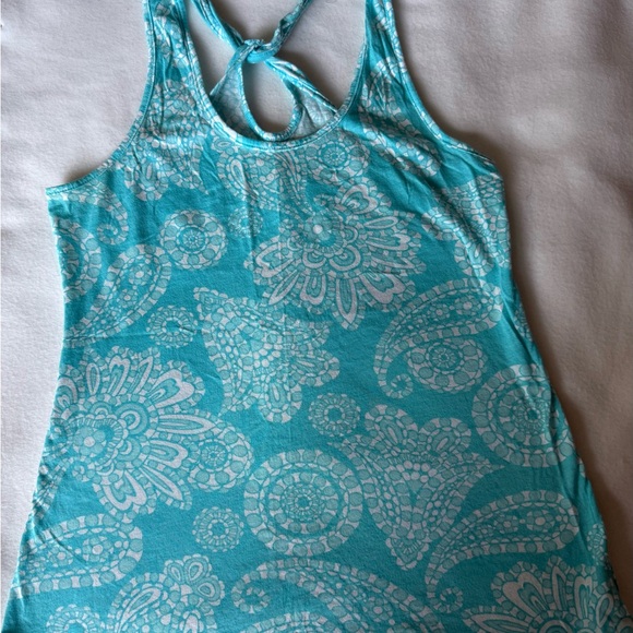 Turquoise Tank Tops Set - Picture 4 of 8